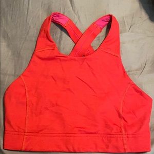 Key Sports Bra in Scarlet — like new!